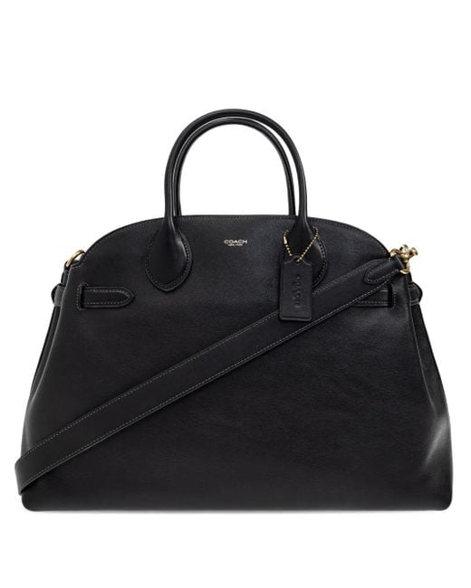 COACH Black Empire Tote Bag Mit Henkel
