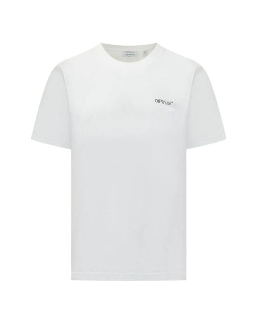 Off-White c/o Virgil Abloh White T-Shirt Arrows À Logo Imprimé for men
