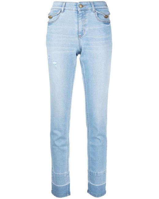 Versace Jeans Blue Skinny-cut Denim Jeans