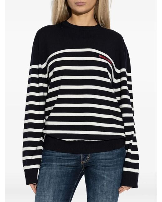 DSquared² Black Sweater With Logo