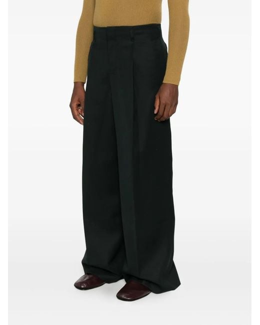 Lacoste Gray Pleated Pants for men