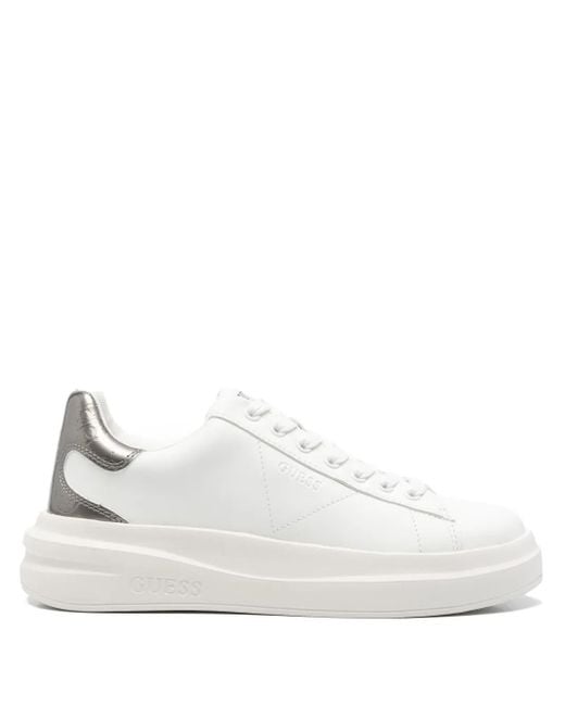 Guess White Elbina Sneakers