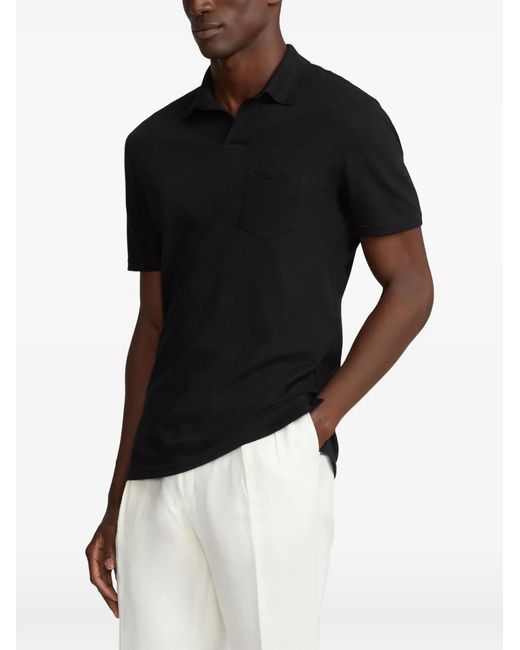 Polo Ralph Lauren Black T-Shirt À Poche Poitrine for men
