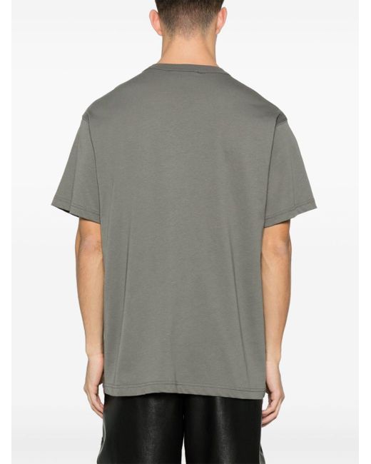 Versace T-shirt Met Logoprint in het Gray voor heren
