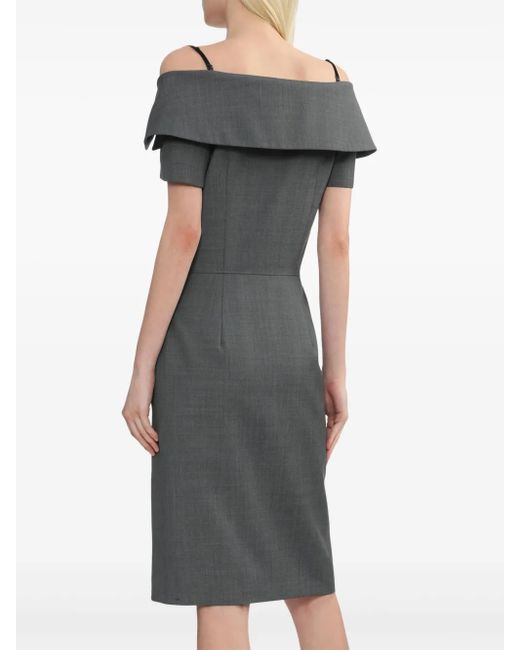 ShuShu/Tong Gray Button-Up Dress