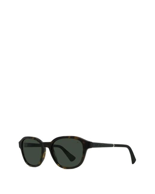 Vuarnet Black Alpine Round-Frame Sunglasses for men