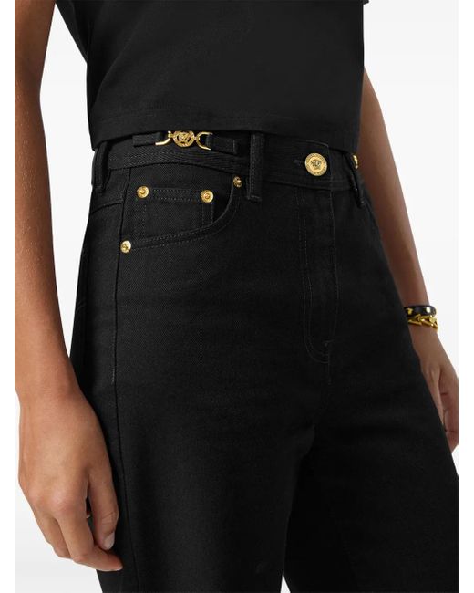Versace Black Medusa '95 Straight-Leg Jeans