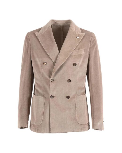 L.b.m. 1911 Natural Corduroy Blazer for men