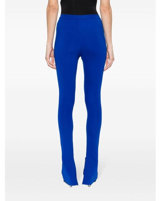 Off-White c/o Virgil Abloh Side-slit High-waisted leggings in Blue | Lyst UK