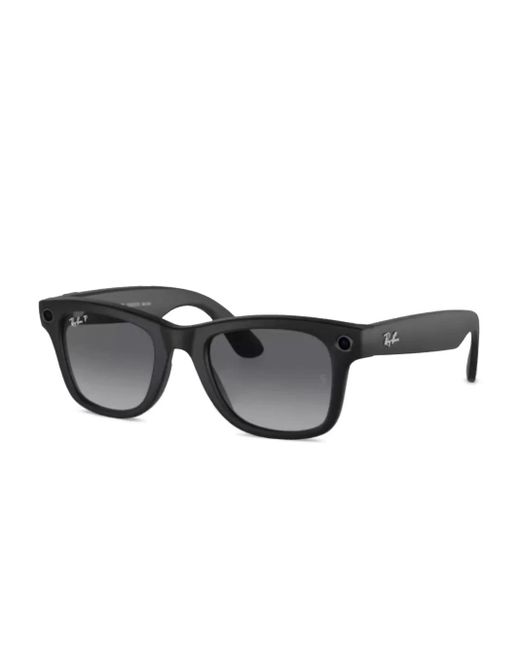 Ray-Ban Black Meta Wayfarer Sunglasses