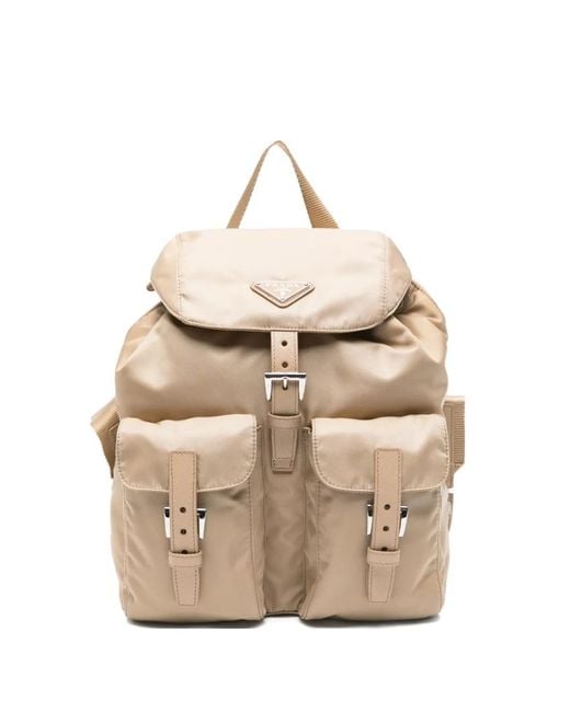 Prada Natural Small Re-Nylon Backpack