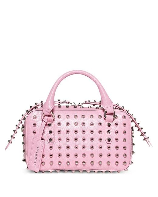 John Richmond Pink Studded Bag Accessories