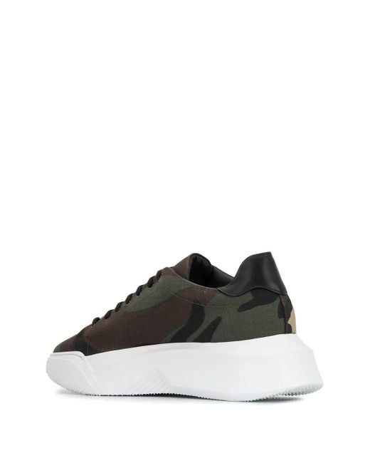 Philipp Plein Black Godzilla Runner Platform Trainers for men