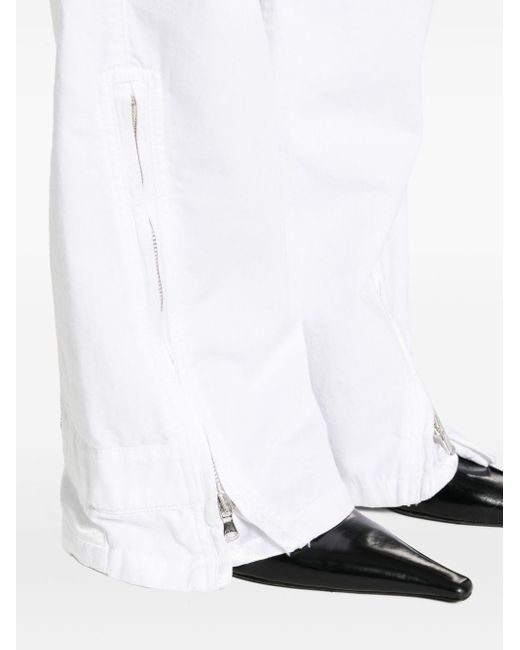Pantaloni dritti di Blumarine in White