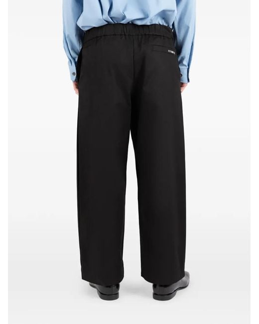 Societe Anonyme Black Chiba Elasticated-Waist Trousers