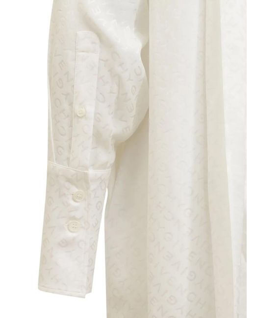 Givenchy シルクブラウス White
