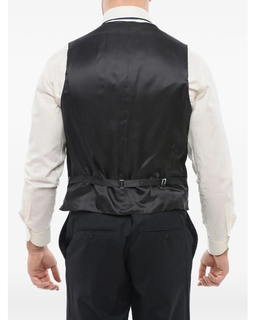 Corneliani Blue Four-Button Vest for men