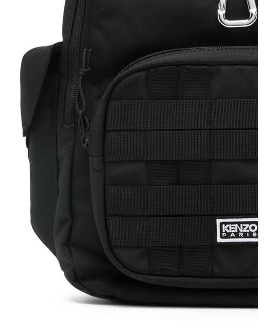 KENZO Black Backpack for men