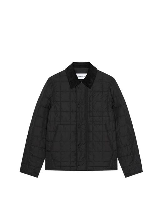Givenchy Black Couture Seam Quilted Blouson With Paris for men