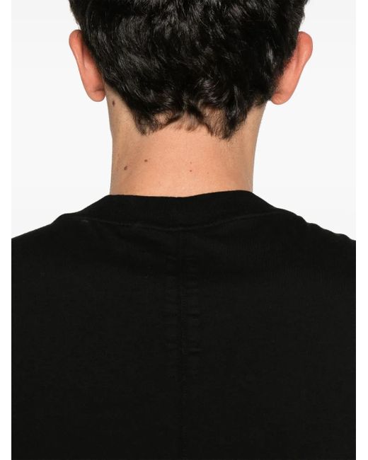 Rick Owens Black Contrast Back And Details Vintage Foulard Raincoat for men