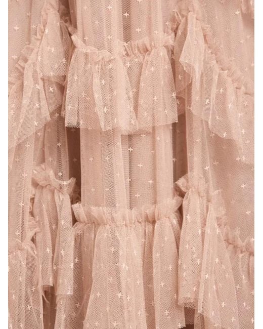 Robe Volantée Aviana À Épaules Dénudées Needle & Thread en coloris Pink