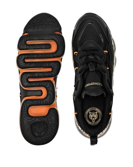 Philipp Plein Black Runner Ps Sneakers