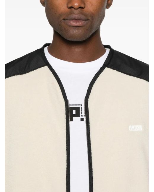 A.P.C. Natural Faux-Shearling Vest for men