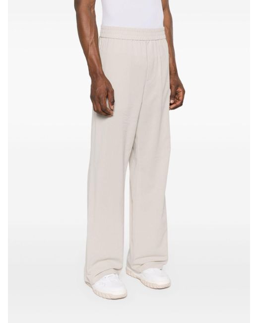 Pantalones anchos AMI de hombre de color White