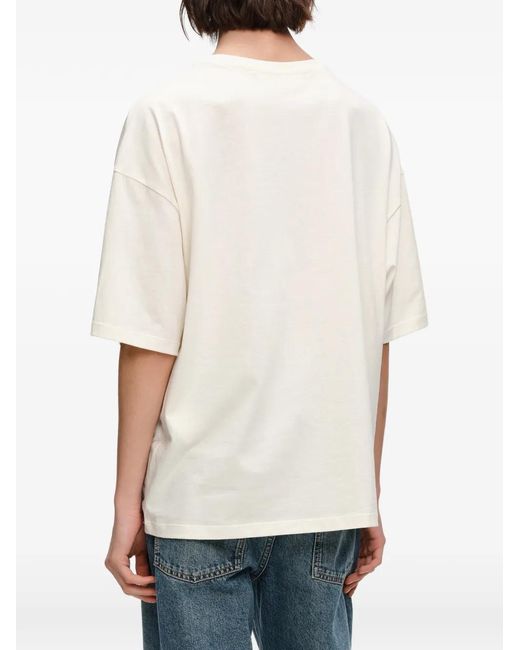 Bimba Y Lola White Graphic-Print T-Shirt