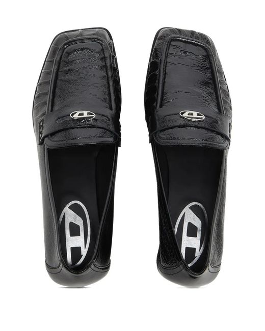 DIESEL Black D-Amber Moc Heeled Pumps