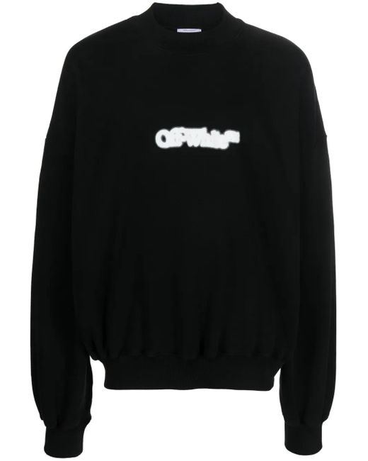 Off-White c/o Virgil Abloh Black Blurr Book Over Sweatshirt for men