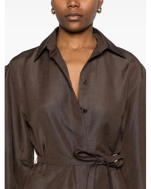 Max Mara Affari シャツ Brown