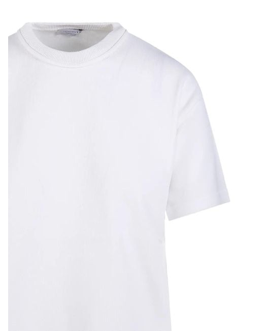 Daniele Fiesoli White Ribbed Crew Neck T-Shirt