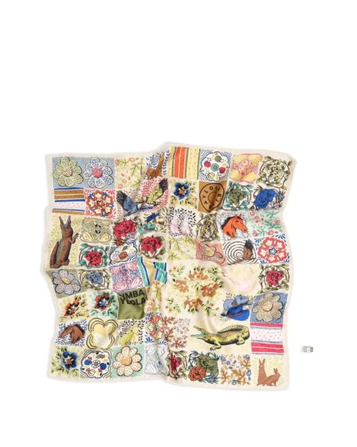 Llavero con diseño patchwork Bimba Y Lola de color White