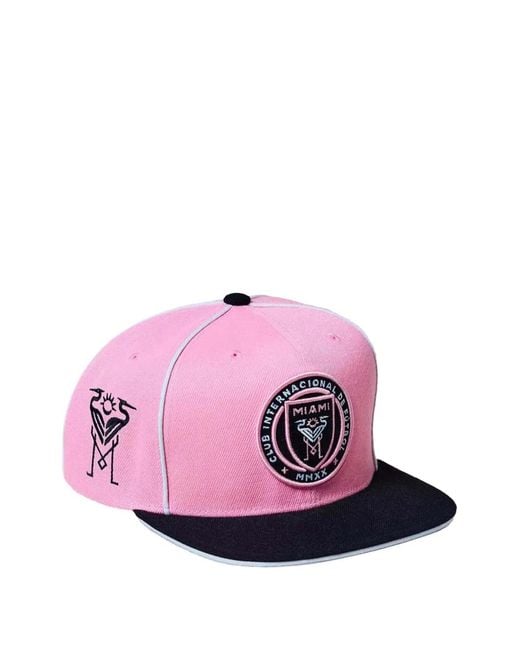 Mitchell & Ness Pink Mls Inter Miami Cf Snapback Cap for men