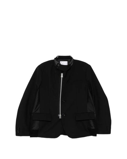 Sacai Black Suiting Jacket for men