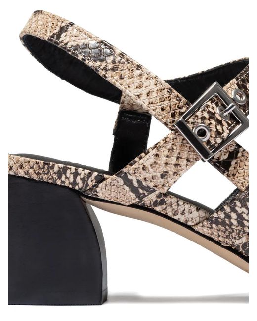 Bernardo White Novi Strappy Buckle Sandals