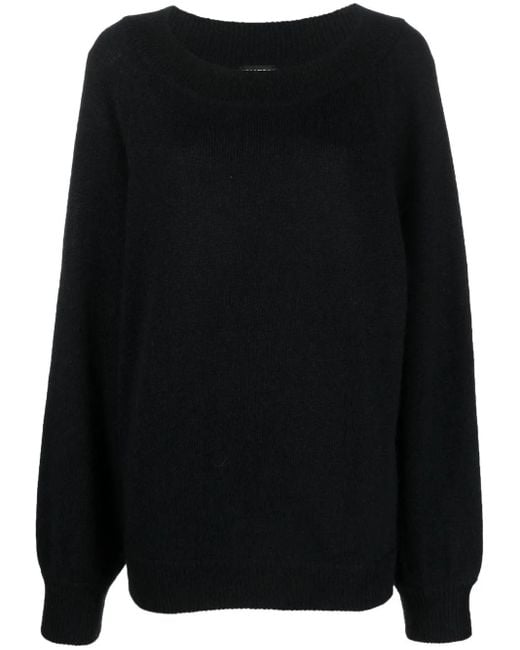 Tom Ford Black Ribbed-Knit Round Neck Jumper
