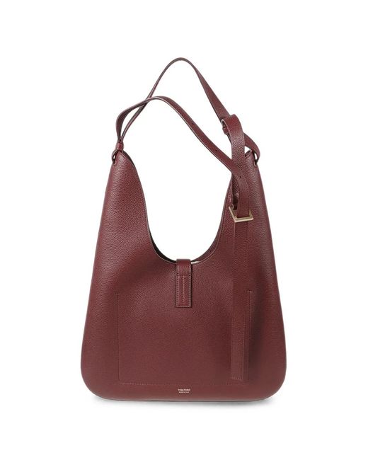 Tom Ford Purple Medium Kara T-Bar Leather Shoulder Bag