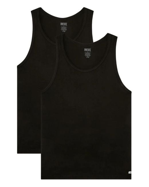 DIESEL Black Walty-D-Box Top (Pack Of Two) for men
