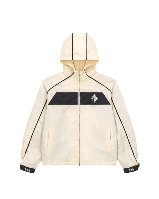 RTA Natural Zayden Logo-Print Jacket for men