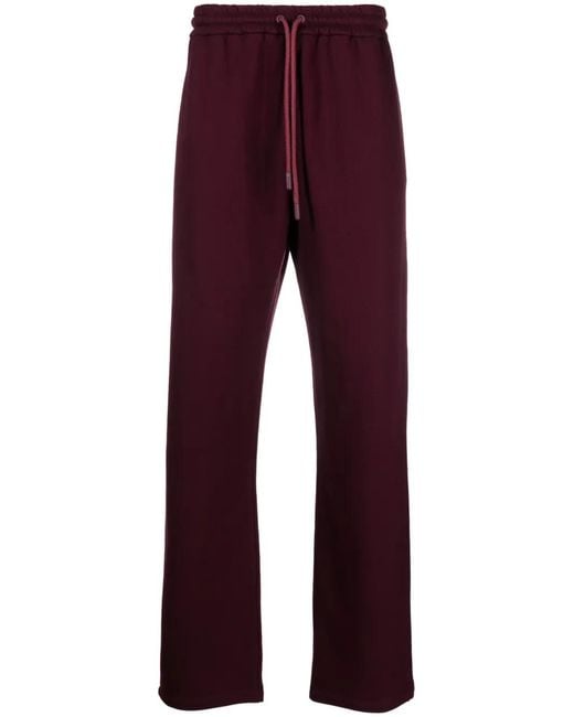 Off-White c/o Virgil Abloh Logo-Embroidered Cotton Track Pants for men