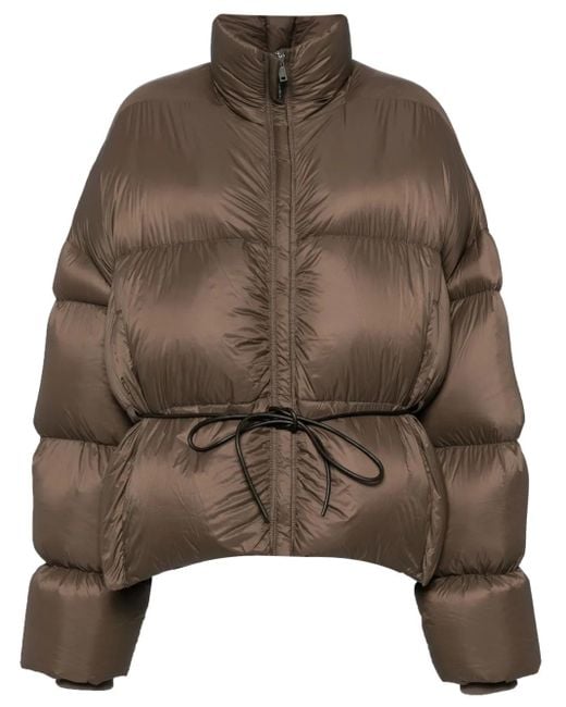Rick Owens Brown Sail Duvet Jacket