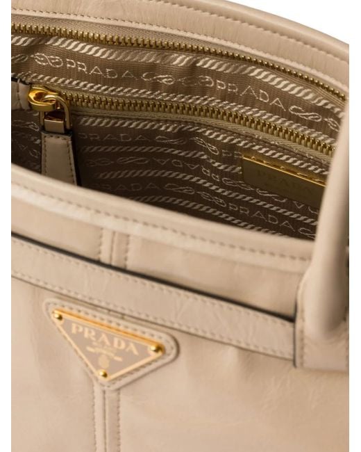 Prada Natural Extra Large Bonnie Tote Bag