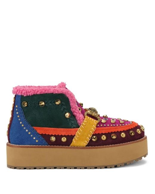 Kurt Geiger Orange Mansion Suede Boots