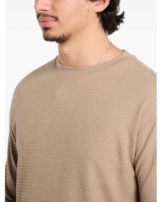 C.r.a.f.t Blue Waffle Layer T-Shirt for men