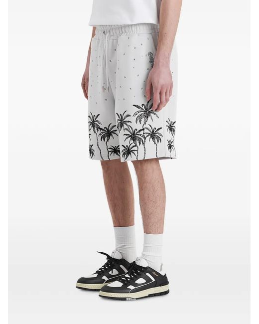 Only the Blind Gray Starry Night Shorts for men