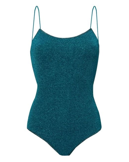 Oseree Green Lumiere Maillot Swimsuit