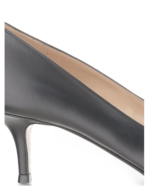 Gianvito Rossi Metallic Pointed-Toe Pumps