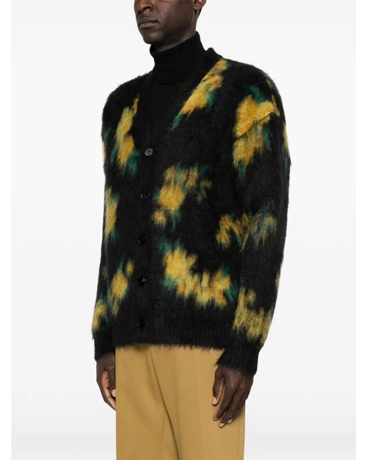 Jil Sander Black Buttoned Cardigan for men
